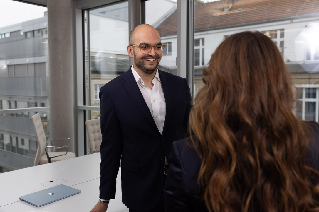 Nabil el Berr im Kundengespräch